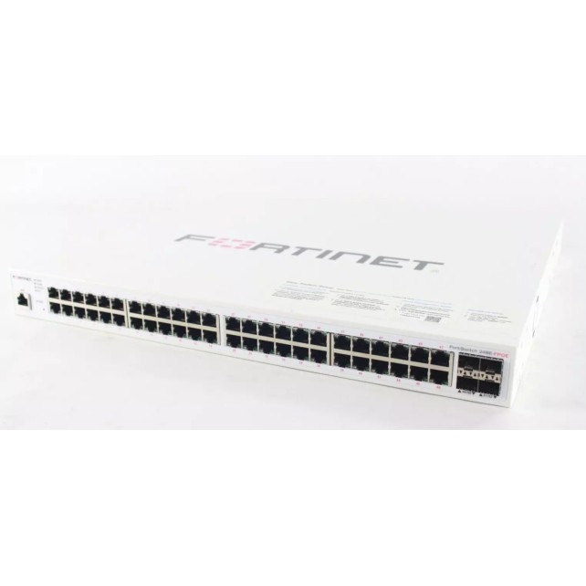 Conmutador Gigabit Fortinet FS-248E-FPOE FortiSwitch 48 puertos PoE (SNB)-