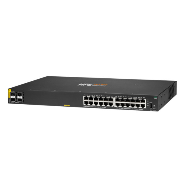 CX 6100 24G Class4 PoE 4SFP+ 370W Switch