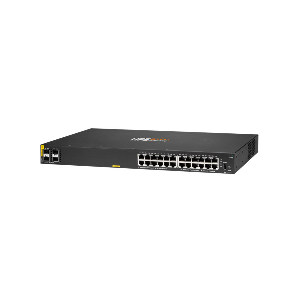 CX 6100 24G Class4 PoE 4SFP+ 370W Switch