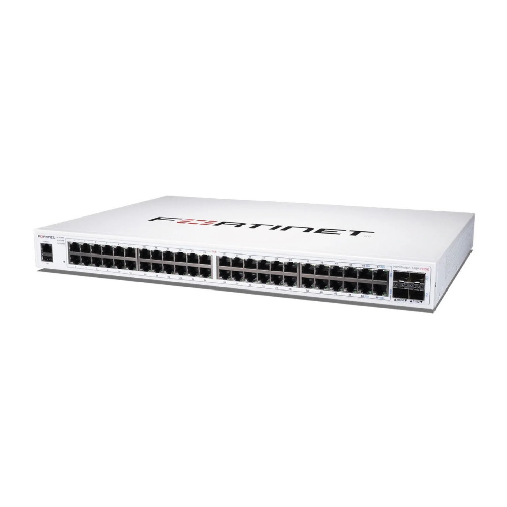 FortiSwitch 148F-FPOE, L2+, 48GbE POE, 4 SFP+, 740W, 3Y (FS-148F-FPOE)