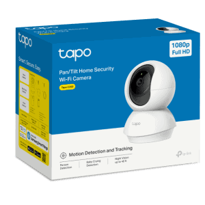 Cámara de seguridad Wi-Fi Tapo C200 para vigilancia del hogar, detección de movimiento y visión noct.