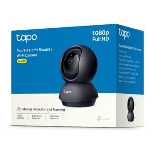 Cámara de seguridad Tapo para hogar, vigilancia Wi-Fi, detección de movimiento y visión nocturna en.