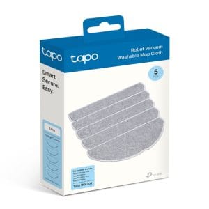 Funda de paño lavable para robot aspirador Tapo, paquete de 5 piezas.