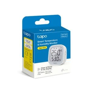 Medidor inteligente de temperatura y humedad Tapo T315 con pantalla clara y funciones precisas.
