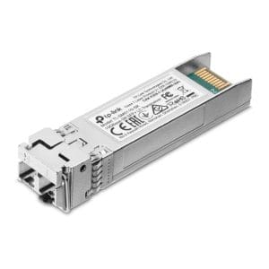Tarjeta SFP+ de alta velocidad para conexiones de red óptica 10GbE.