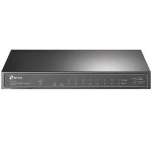 Switch de red TP-Link para conexiones de red estables y seguras, ideal para oficinas y hogares.