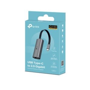 Adaptador Ethernet USB Type-C a 2.5 Gbps para conexión rápida y estable.