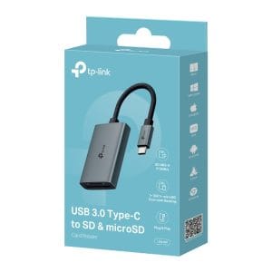 Adaptador USB 3.0 Type-C a SD y microSD para transferencia rápida de datos.